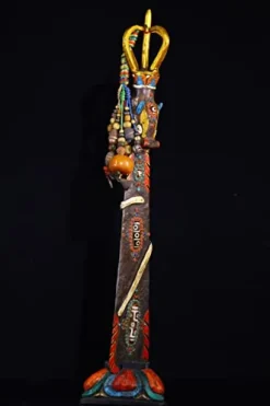 Generic Tibetan Temple Collection Dzi Beads Vajra Phurpa Magic Weapon