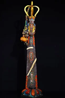 Generic Tibetan Temple Collection Dzi Beads Vajra Phurpa Magic Weapon