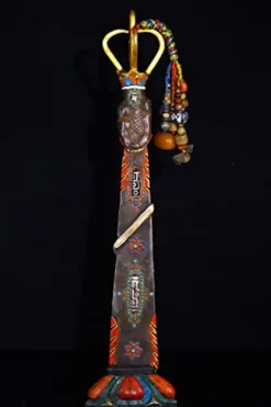 Generic Tibetan Temple Collection Dzi Beads Vajra Phurpa Magic Weapon