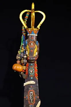 Generic Tibetan Temple Collection Dzi Beads Vajra Phurpa Magic Weapon