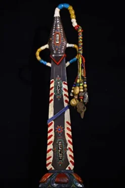 Generic Tibetan Temple Collection Dzi Beads Scorpion Sword Dorje Vajra Phurpa Magic Weapon