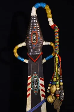 Generic Tibetan Temple Collection Dzi Beads Scorpion Sword Dorje Vajra Phurpa Magic Weapon