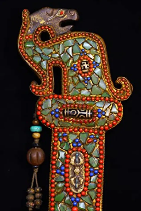 Generic Tibetan Temple Dragon Head Sword Amulet