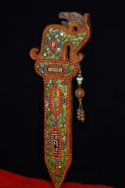 Generic Tibetan Temple Dragon Head Sword Amulet