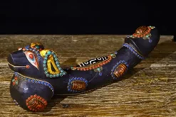 Generic Tibetan Temple Meteorite Mosaic Dzi Beads 11″ 1