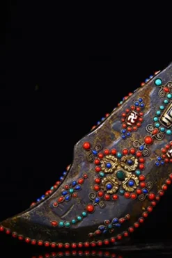 Generic Tibetan Temple Meteorite Mosaic Dzi Beads Amulet 1