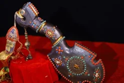 Generic Tibetan Temple Meteorite Mosaic Gem Amulet