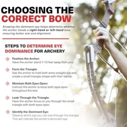 GENESIS Archery Compound Bow Adjustable Draw Length 15-30 Inches Left-Handed Blue