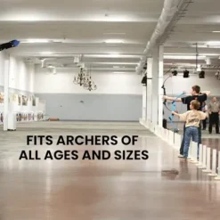 GENESIS Archery Compound Bow Kit Adjustable Draw Length 15″ to 30″ Adjustable Draw Weight 10 to 20 lbs Left-Handed Purple