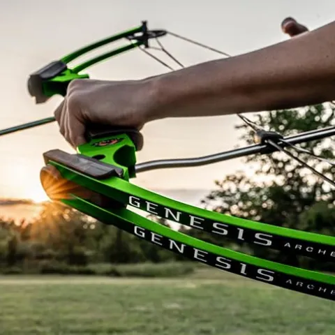 GENESIS Archery Original Adjustable Right-Handed Compound Bow Green