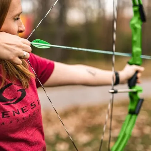 GENESIS Archery Original Adjustable Right-Handed Compound Bow Green