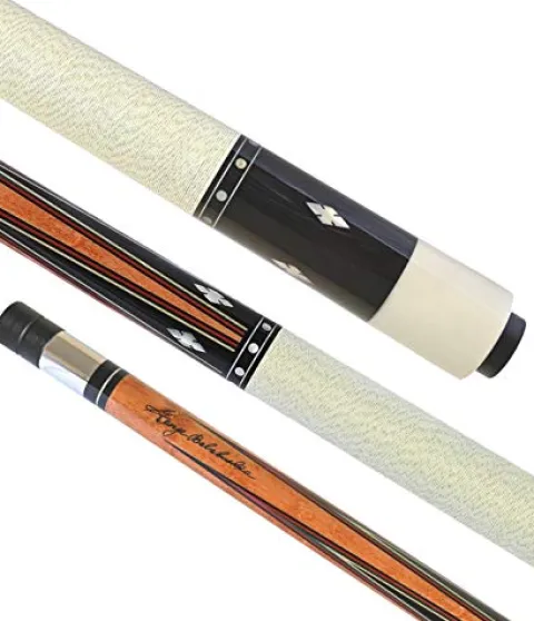 George Balabushka Balabushka GB21 Pool Cue: Birdseye Maple Forearm, 4-Point African Ebony Splice