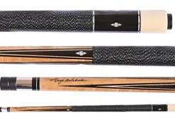 George Balabushka Billiard Pool Cue Birdseye Maple Four Point African Ebony Splice