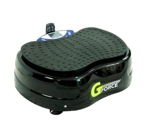 GForce Portable Dual Motor 1500 Watt Whole Body Vibration Plate Exercise Machine Black