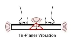 GForce Portable Dual Motor 1500 Watt Whole Body Vibration Plate Exercise Machine Black