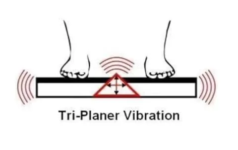 GForce Portable Dual Motor 1500 Watt Whole Body Vibration Plate Exercise Machine Black