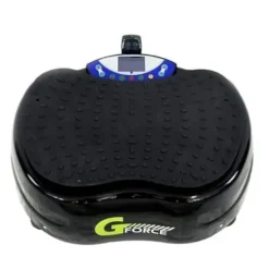 GForce Portable Dual Motor 1500 Watt Whole Body Vibration Plate Exercise Machine Black