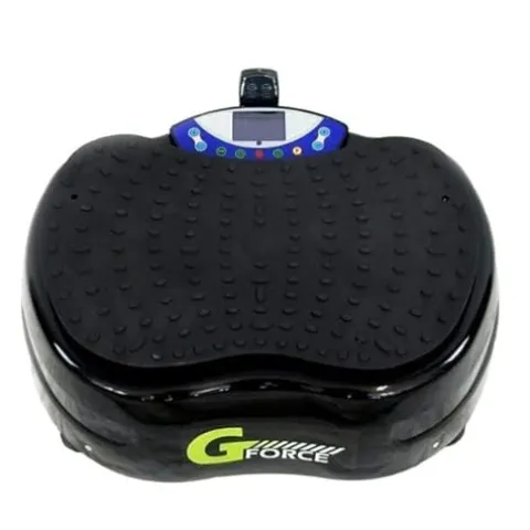 GForce Portable Dual Motor 1500 Watt Whole Body Vibration Plate Exercise Machine Black