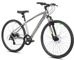 Giordano 700c Brava Hybrid Comfort Bike Medium Silver