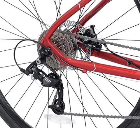 Giordano H2 Men’s Hybrid Bicycle Red