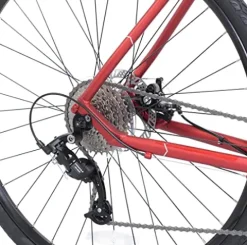 Giordano H2 Men’s Hybrid Bicycle Red