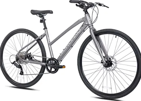 Giordano H1 Women’s Hybrid Bicycle Gray