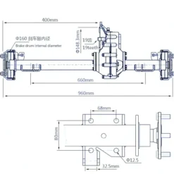 Giuqa Transaxle Assembly 19 Teeth for EZGO Golf Cart 1994-Up TXT