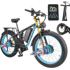 GJWLOMG KETELES K800 Pro Electric Bike 2000W 48V 23AH Blue
