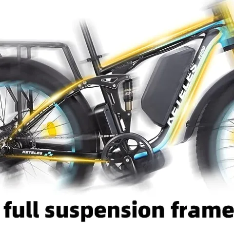 GJWLOMG KETELES K800 Pro Electric Bike 2000W 48V 23AH Blue