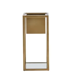 Global Views Escher Pedestal Planter Brass Multicolor