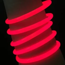 Glow With Us Red Glow Stick Bracelets 2500 Pack