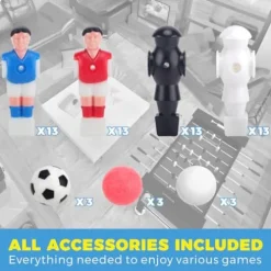 Godora Outdoor Foosball Table Adult Size Black