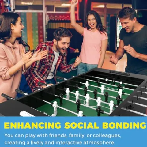 Godora Outdoor Foosball Table Adult Size Black