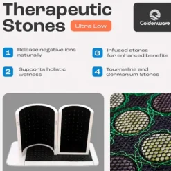 Golden Wave Far Infrared Sauna Dome Home Spa Basic White