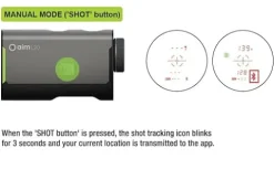 Golf Buddy Aim L20 Golf Laser Rangefinder Black