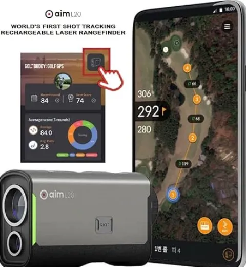 Golf Buddy Aim L20 Golf Laser Rangefinder Black