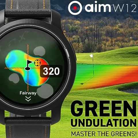 Golf Buddy Aim W12 Golf GPS Watch Black