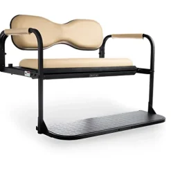 Golf Cart King MODZ Flip4 Club Car Precedent Rear Seat Kit – Beige