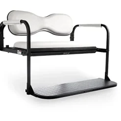Golf Cart King MODZ® Flip4 Club Car Precedent Rear Seat Kit White