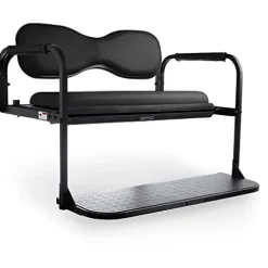 Golf Cart King MODZ Flip4 EZGO TXT & TXT48 1995+ Rear Seat Kit Black