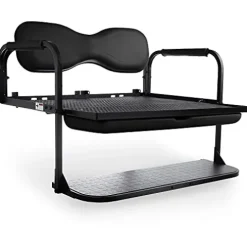 Golf Cart King MODZ Flip4 EZGO TXT & TXT48 1995+ Rear Seat Kit Black