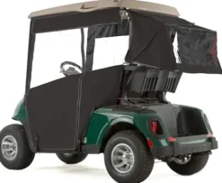 Golf Cart King Pro-Touring Enclosure for EZGO RXV with Bag Cover Black