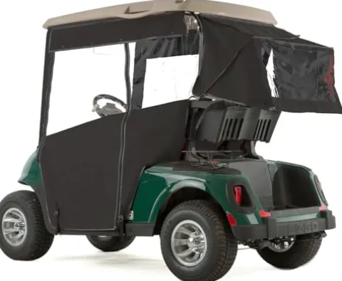 Golf Cart King Pro-Touring Enclosure for EZGO RXV with Bag Cover Black