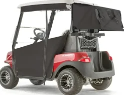 Golf Cart King Pro-Touring Enclosure for Club Car Onward with Bag Cover Black