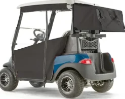 Golf Cart King Pro-Touring Golf Cart Enclosure with Bag Cover Black