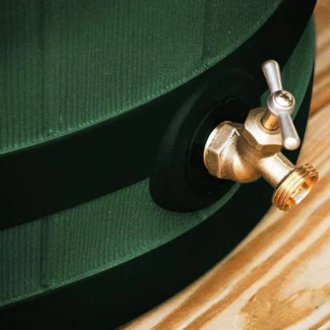 Good Ideas Rain Wizard 50 Gallon Water Storage Barrel 3 Pack Green, Khaki, Oak, Terra Cotta