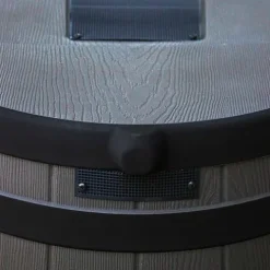 Good Ideas Rain Wizard 50 Gallon Water Storage Barrel Oak With Darkened Ribs (3 Pack)