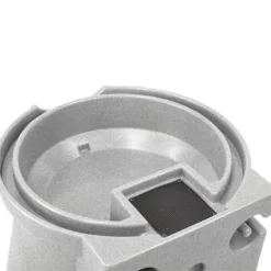 Good Ideas Rain Wizard 50 Gallon Rain Saver Barrel Water Storage Urn with Planter Space and 2 Brass Spigots Oak