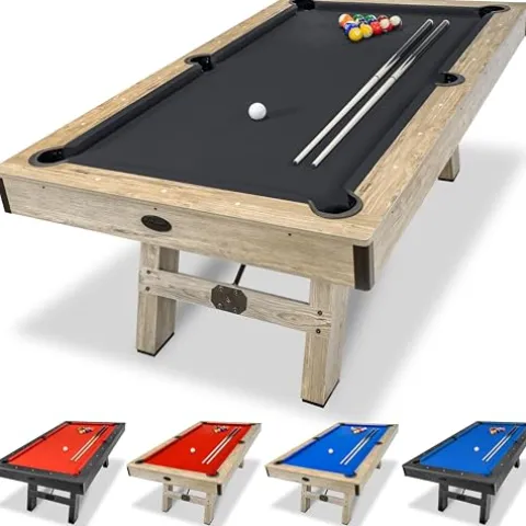 GoSports 7 ft Modern Billiards Pool Table Black