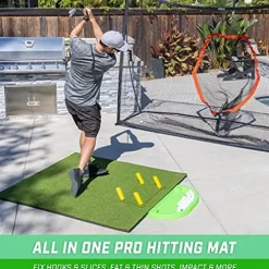GoSports Golf Practice Hitting Mat Green